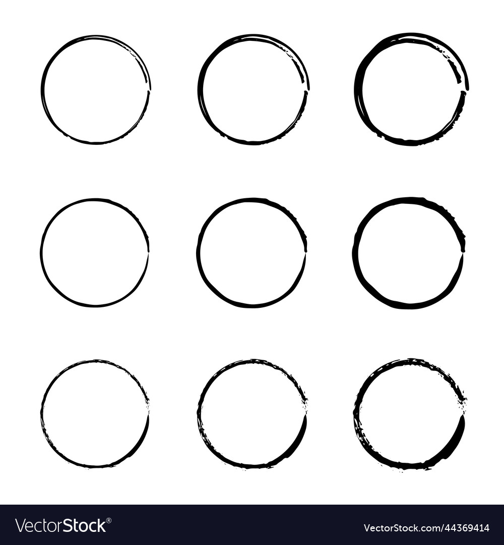 Hand drawn set of objects sketch Vector Image Hand drawn set of objects sketch
