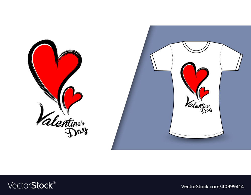 Frohe Valentinstag T-Shirt Design