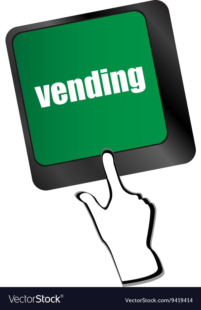 Keyboard keys with vending button business
