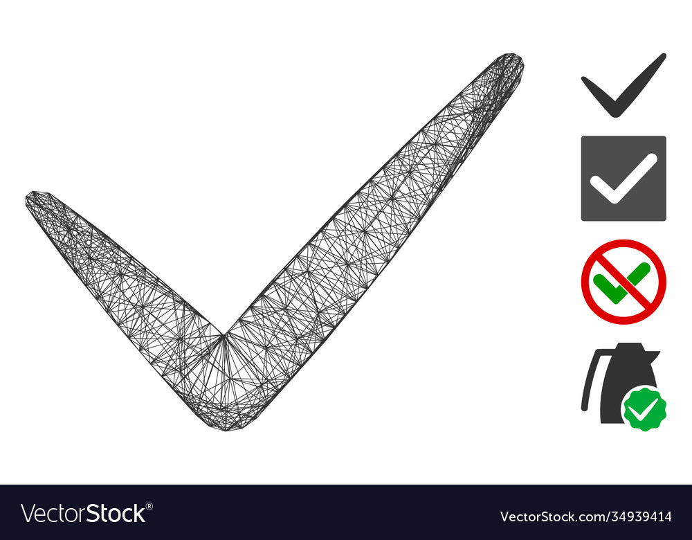 Net valid mesh Vector Image Net valid mesh