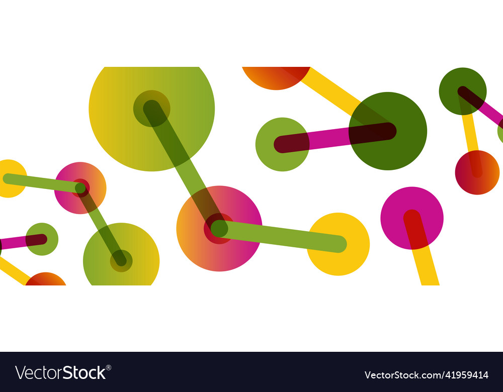 Network concept abstract background dots vector image Network concept abstract background dots