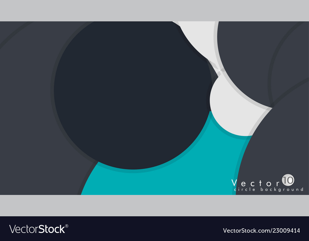 Simple and colorful circles background design vector image Simple and colorful circles background design