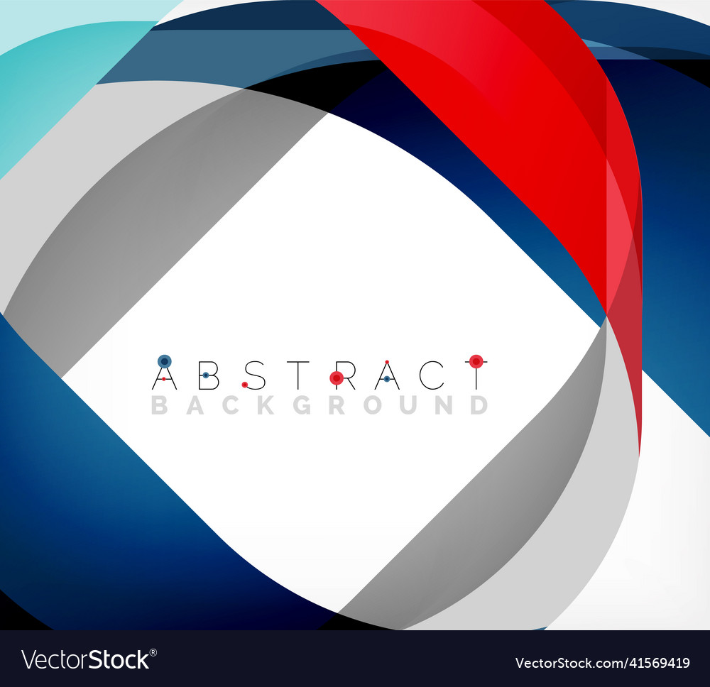 Abstrakte quadratische Form mit überlappenden Wellen vector image Abstrakte quadratische Form mit überlappenden Wellen