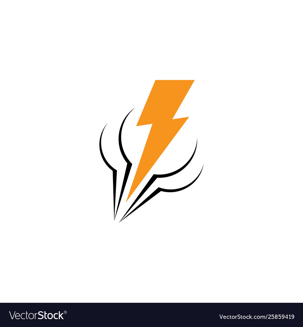 Lightning Bolt Flash Thunderbolt Icons Royalty Free Vector