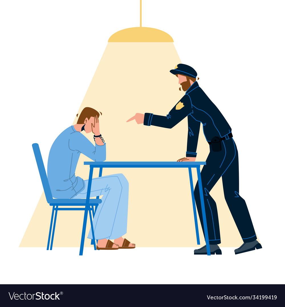 Verhör der Polizei