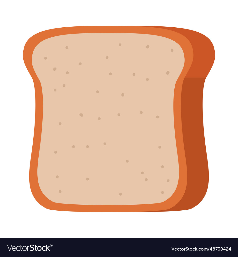 Bread toast design Royalty Free Vector Image - VectorStock