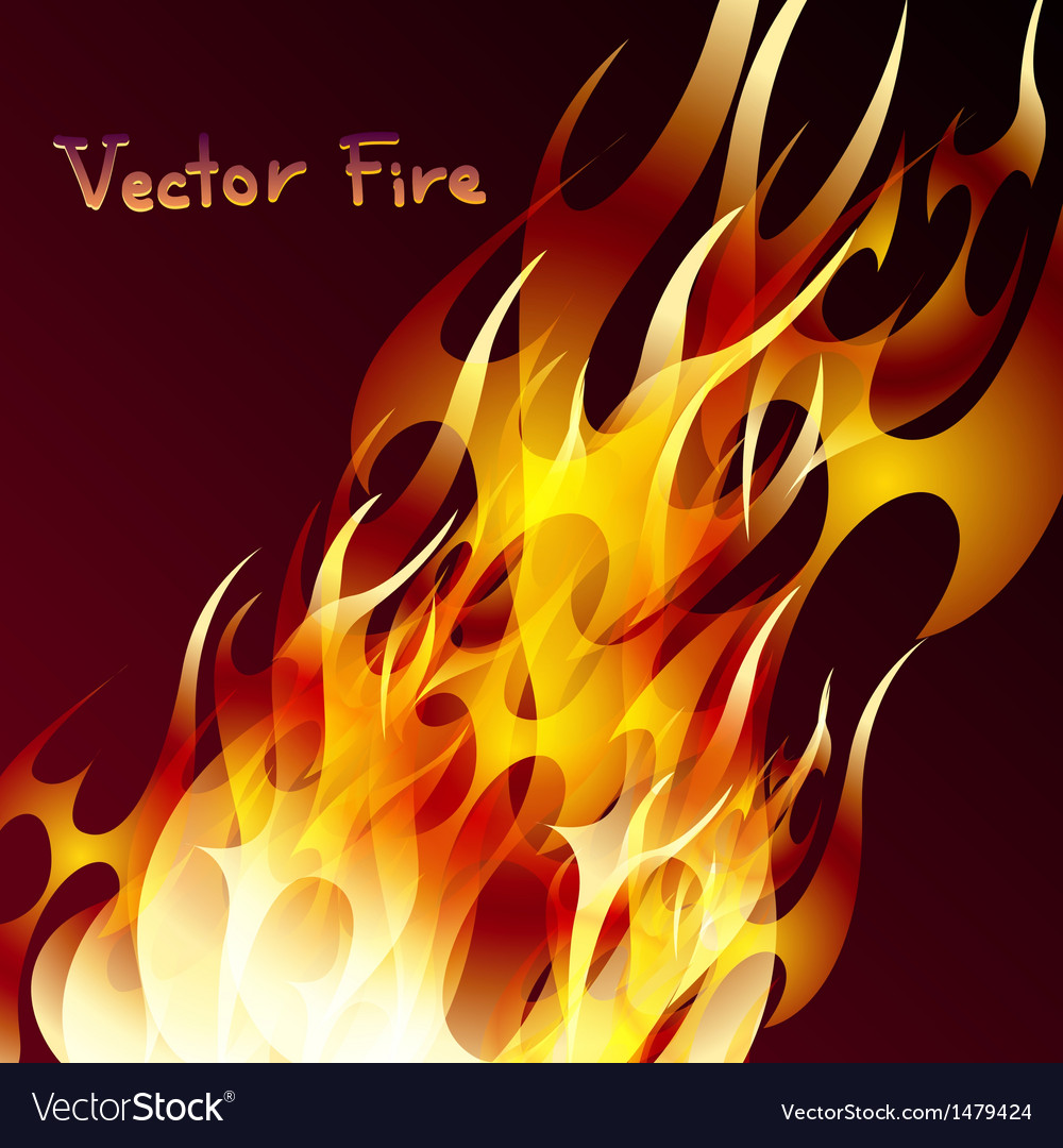 Dynamic Flame Abstract Background