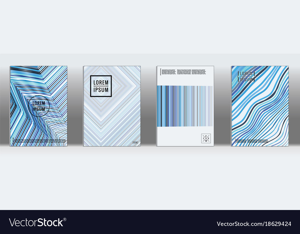 Geometric line pattern for poster design