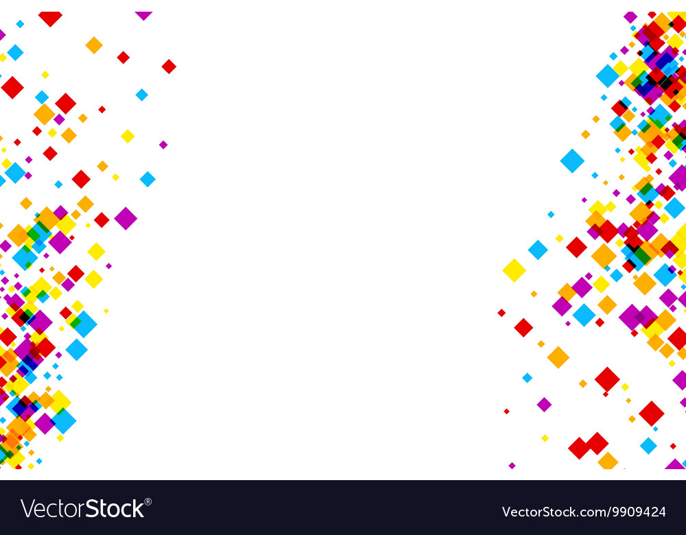 White background with color rhombs