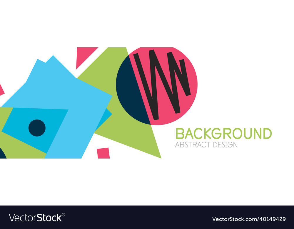 Abstract background blocks lines triangles