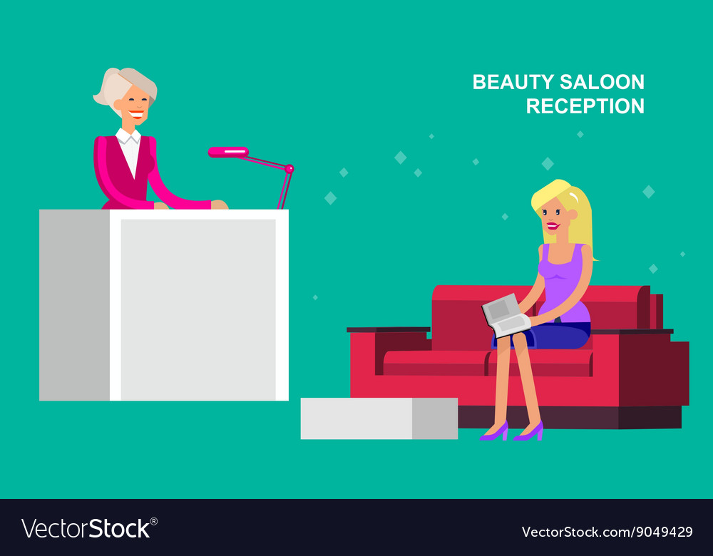 Beauty saloon woman