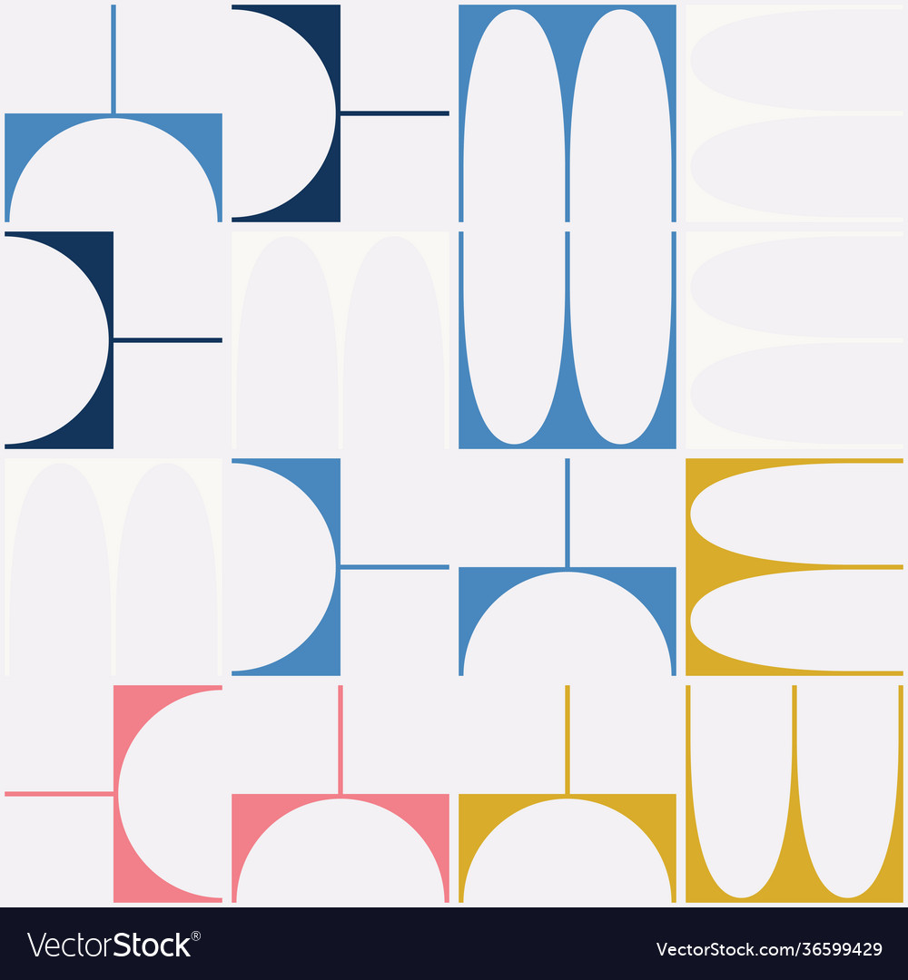 Mosaic abstract pattern design vector image Mosaic abstract pattern design