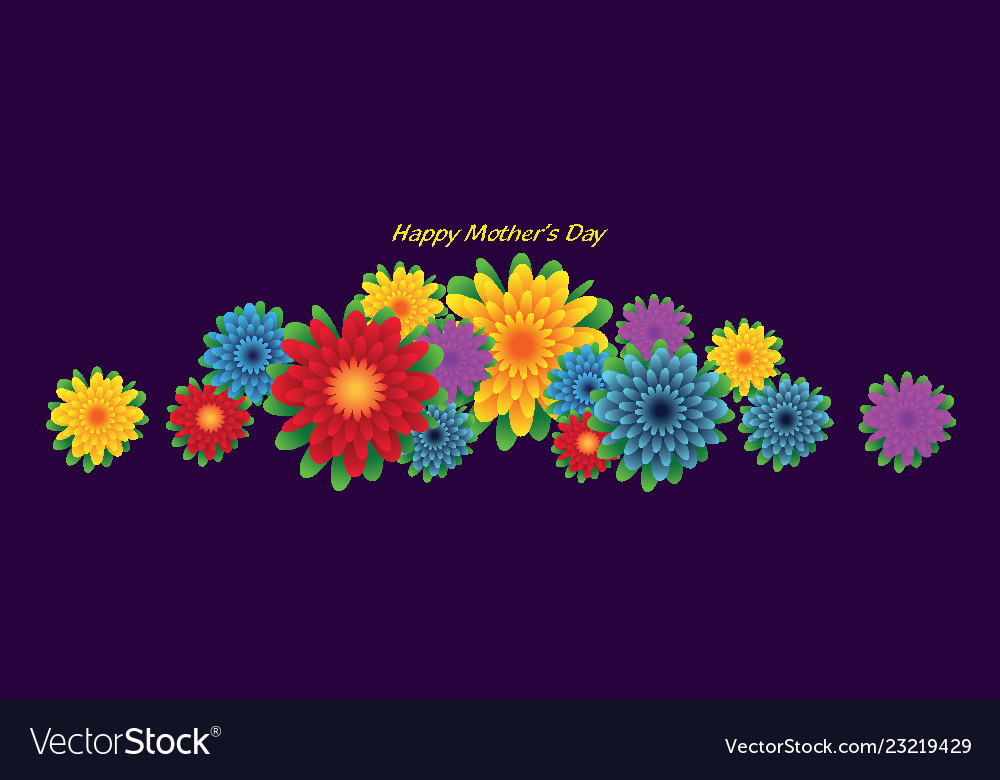 Mothers Day Banner Royalty Free Vector Image Vectorstock