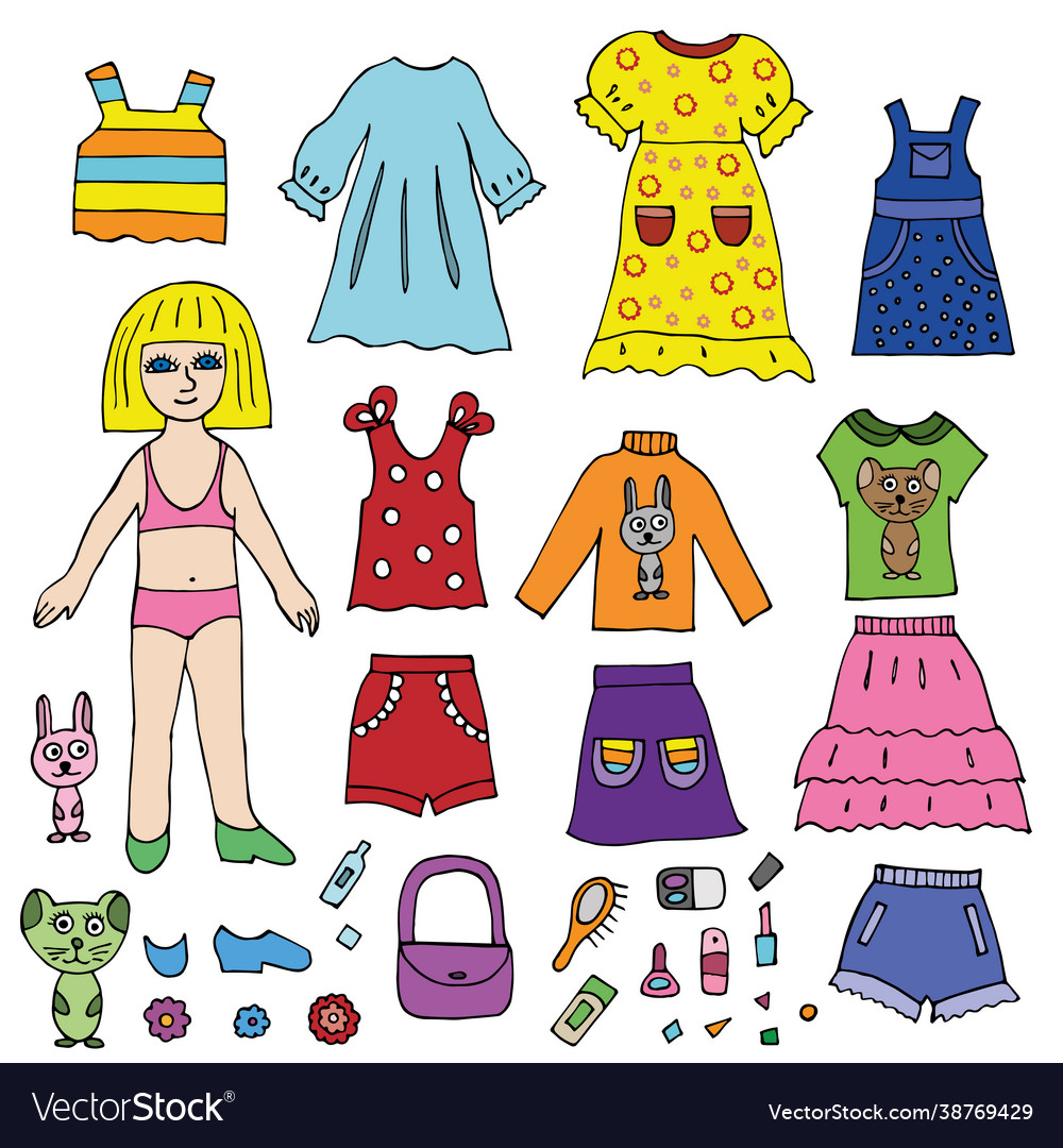 Modern Girl A Printable Paper Doll 53 OFF