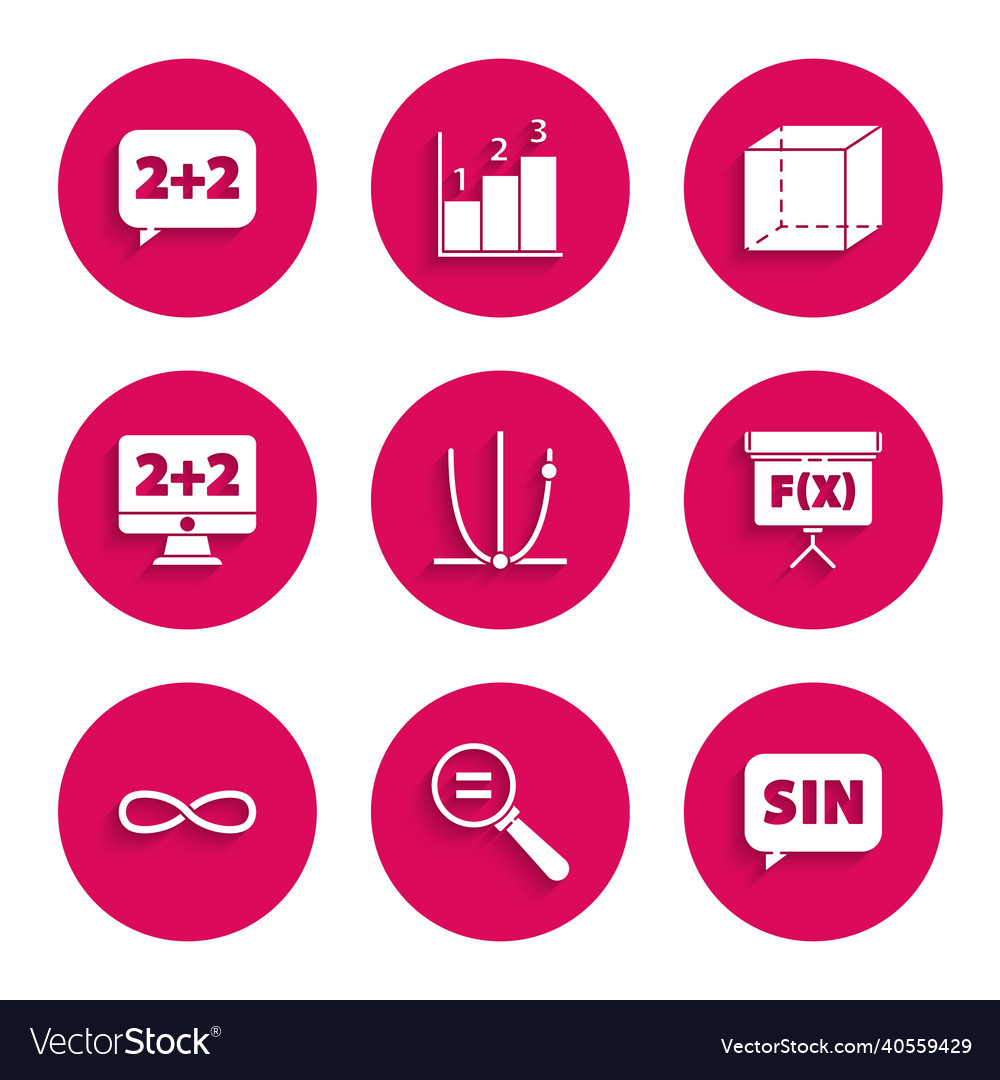 Set graph schedule chart diagram calculation Vector Image Set graph schedule chart diagram calculation
