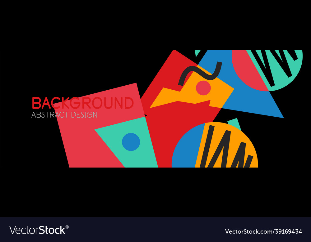 Abstract background with blocks lines geometric