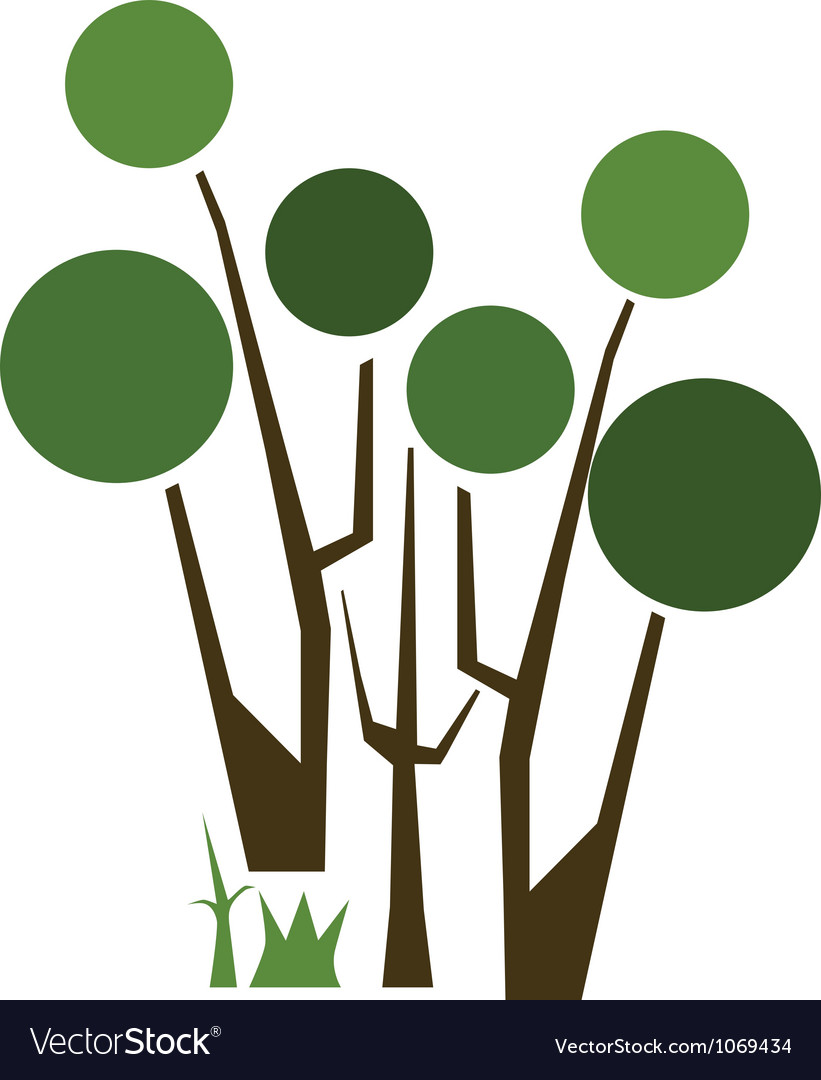 Abstract tree icon