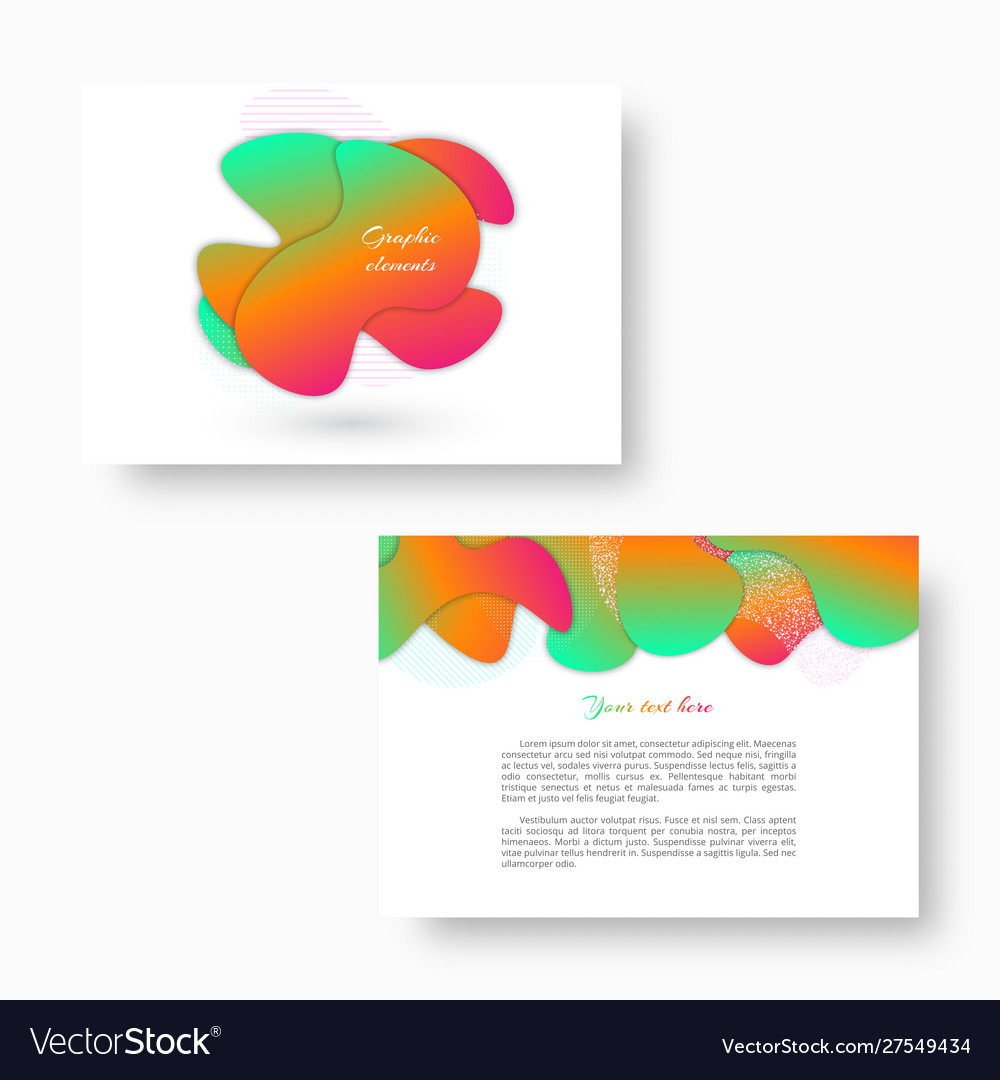 Bright elements on a rectangular background vector image Bright elements on a rectangular background