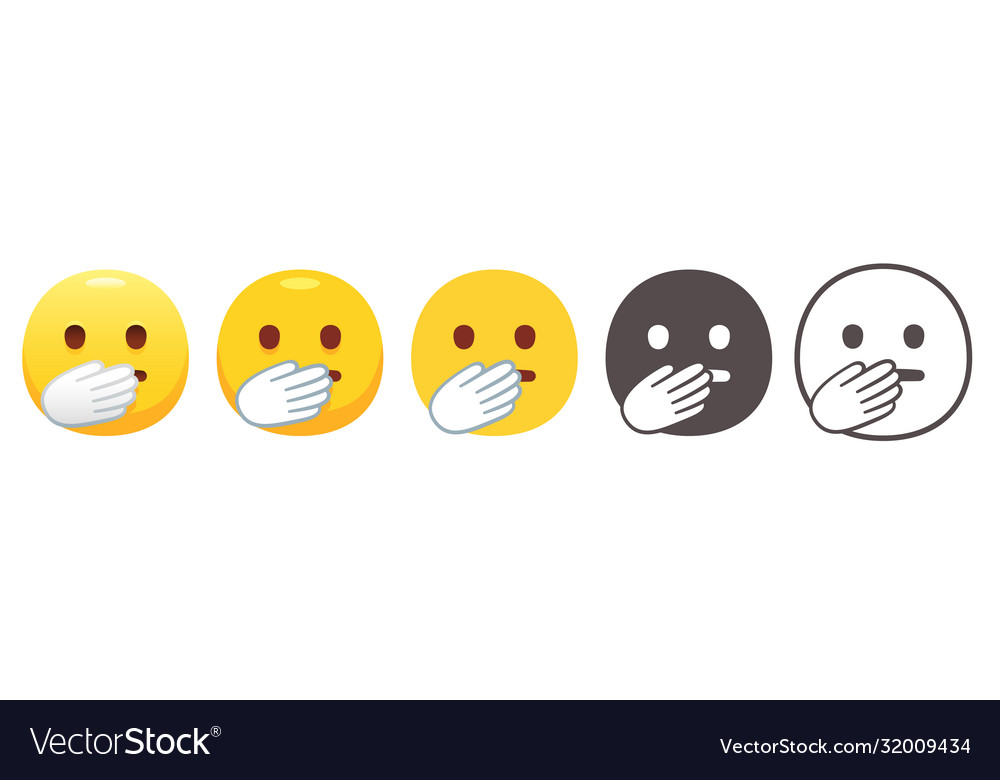 emoji-with-hand-over-mouth-royalty-free-vector-image