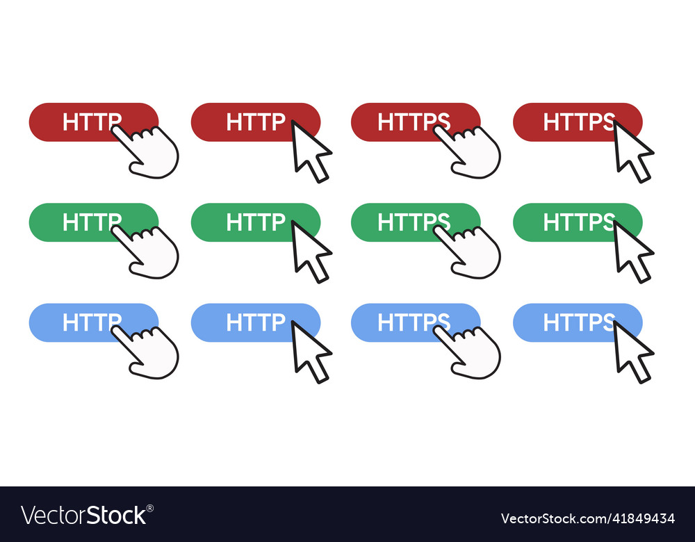 HTTP & HTTPS Click Icons