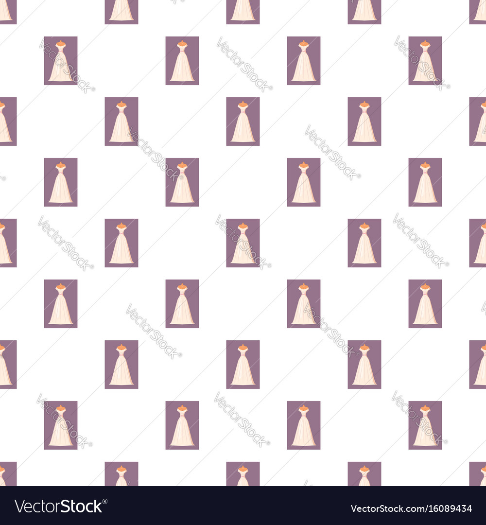 Wedding Dress Pattern Royalty Free Vector Image