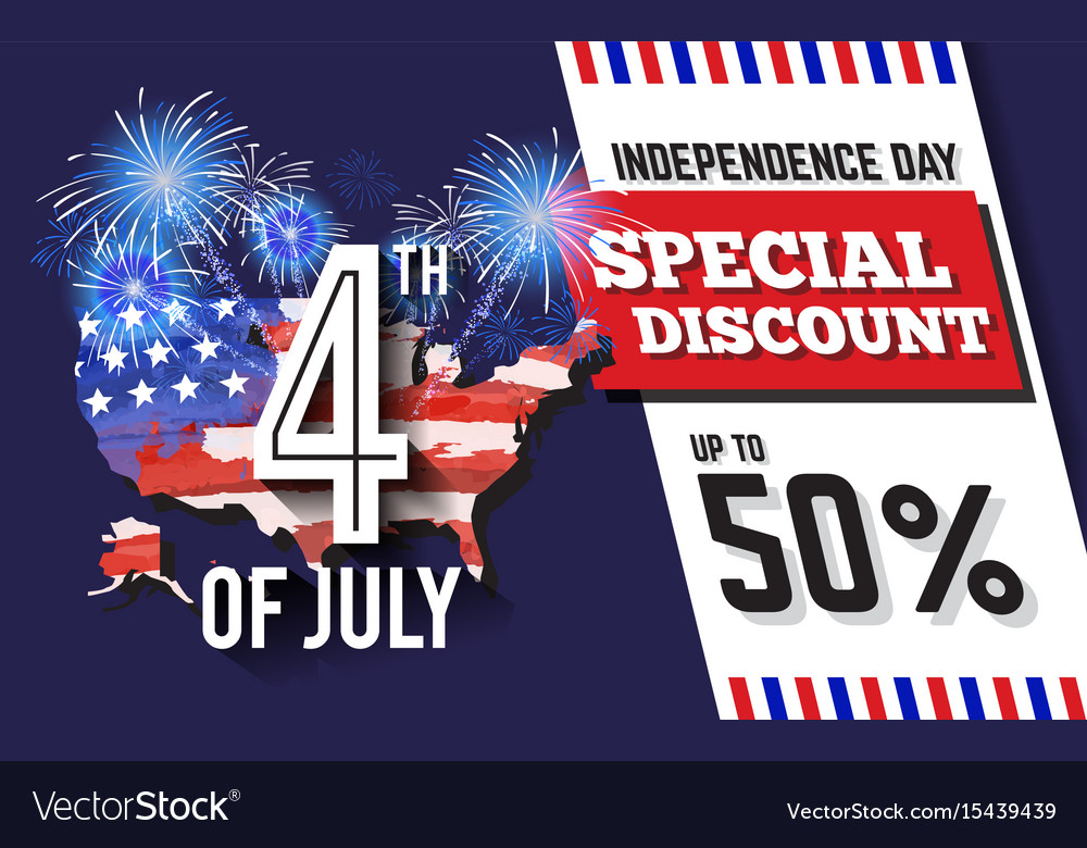 4th of july celebration discount promotion