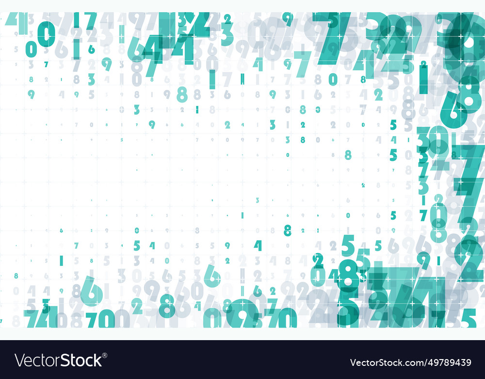 Digital code background Vector Image Digital code background