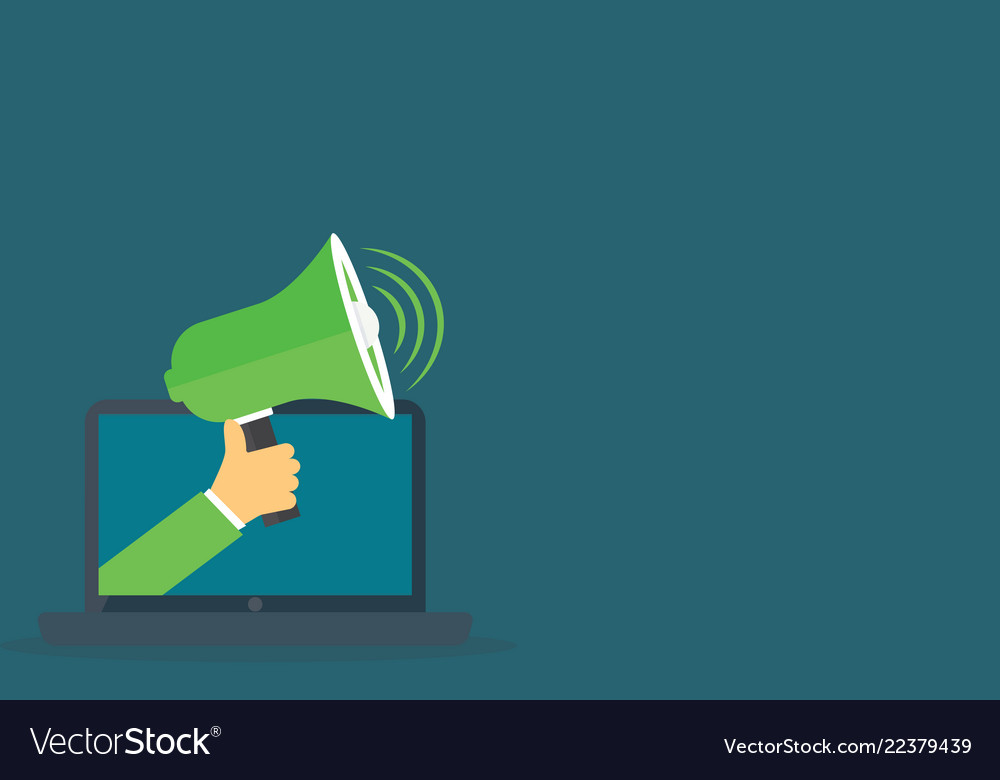 Flat design empty esp template vector image Flat design empty esp template