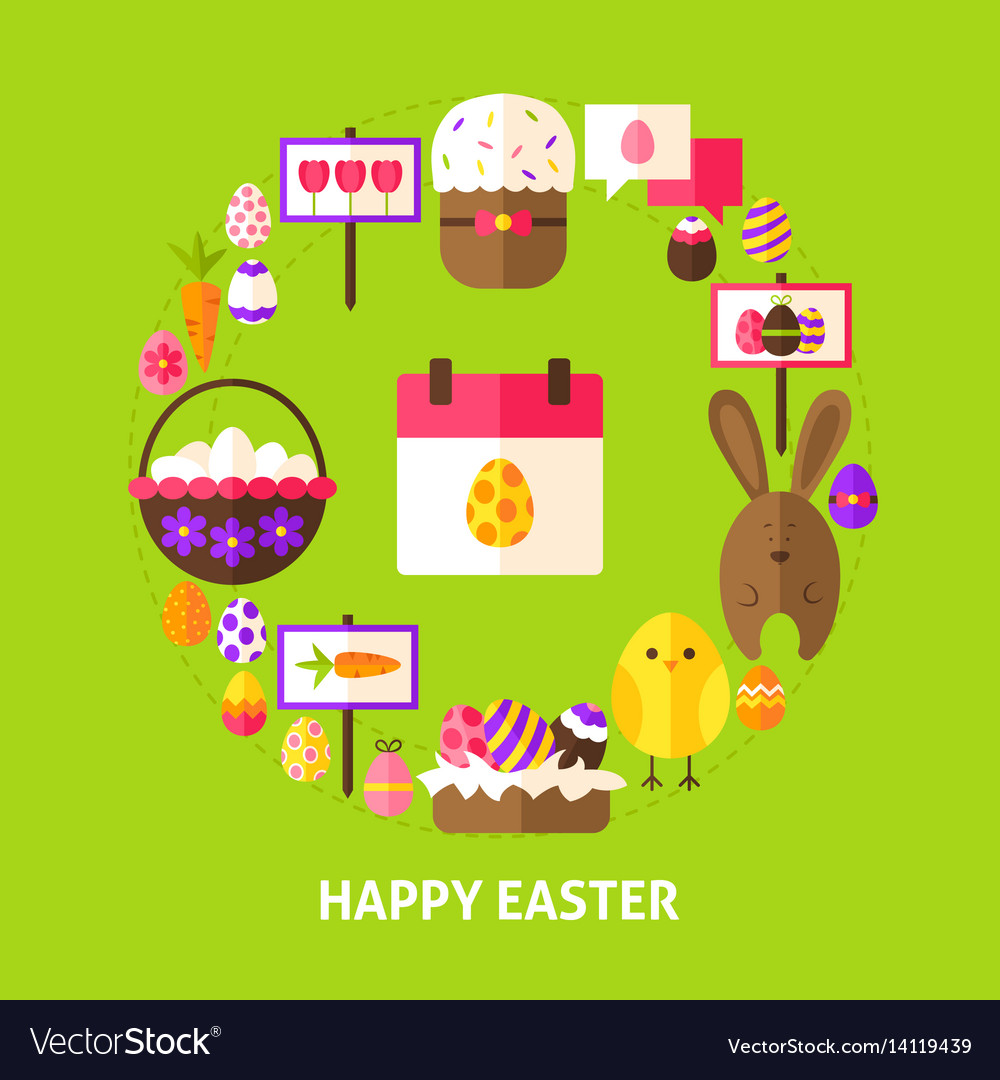 Happy easter card