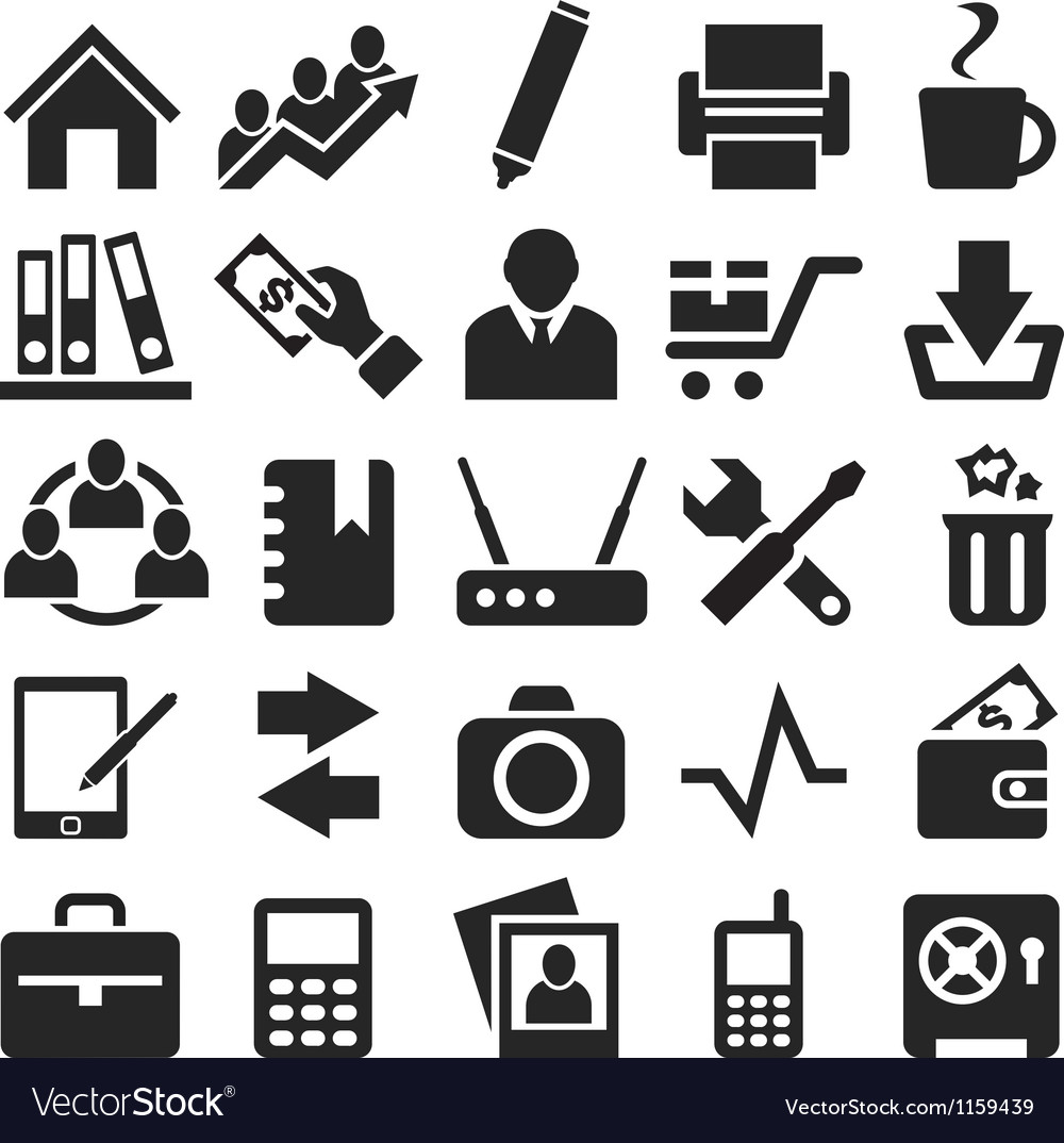 Icons for web and mobile Royalty Free Vector Image