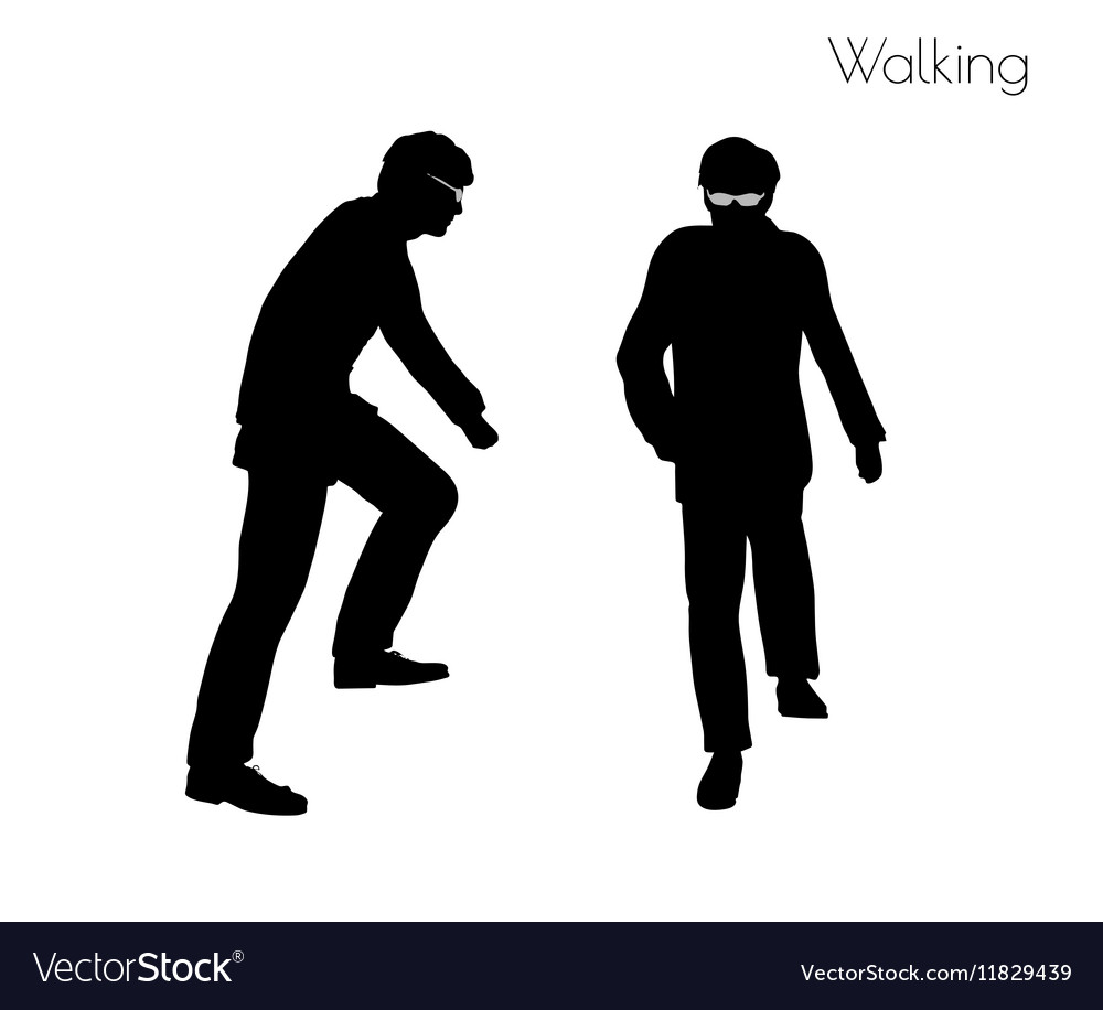 Man in walking pose