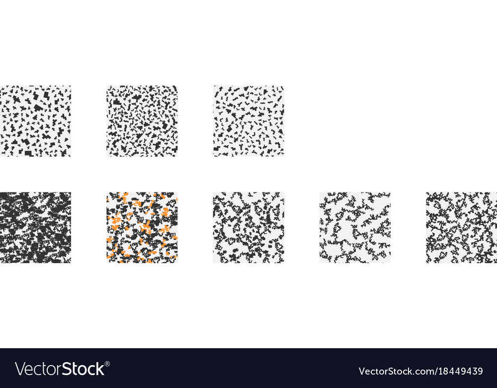 Seamless pixel art elements of design
