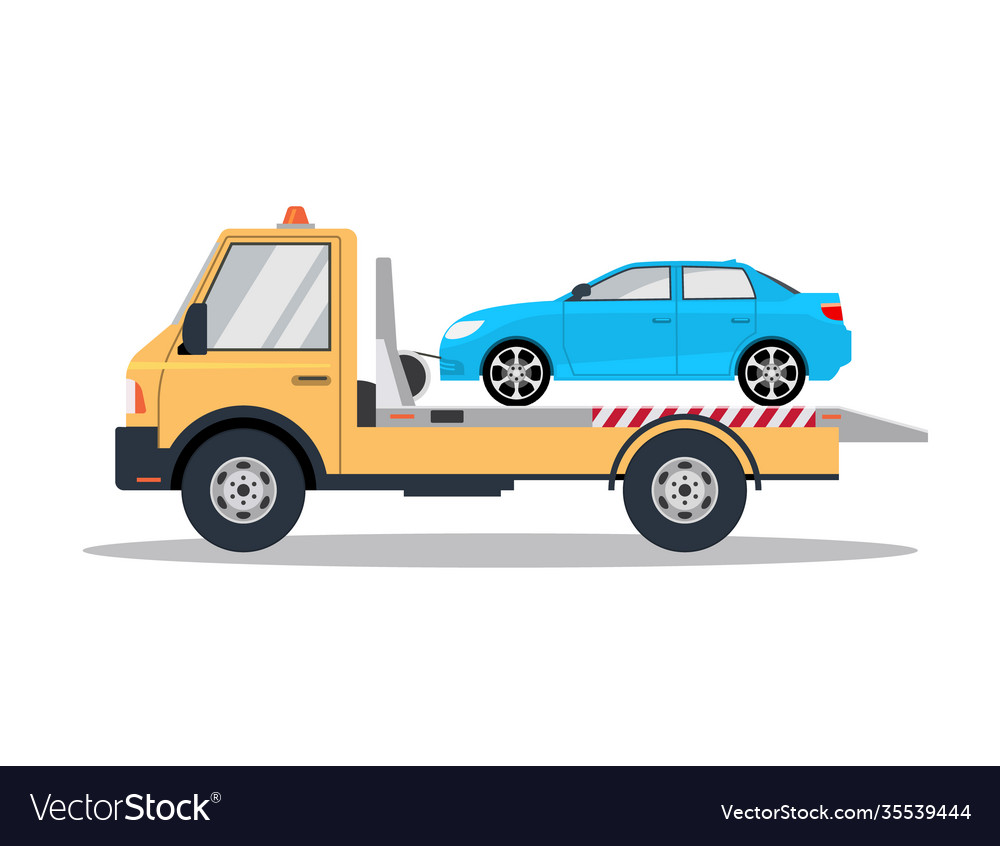 Car tow truck accident roadside assistance crash