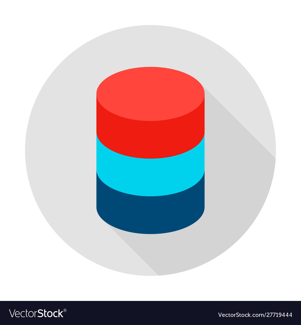 Data server circle icon Vector Image Data server circle icon