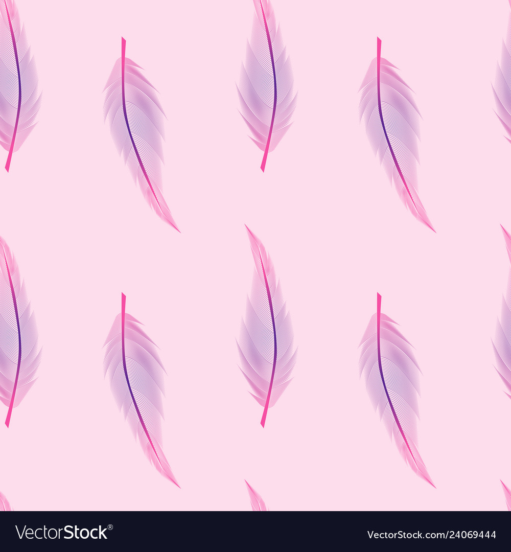 Feather seamless pattern