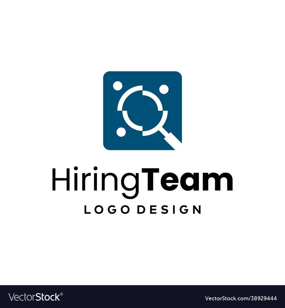 Hiring logo Royalty Free Vector Image - VectorStock