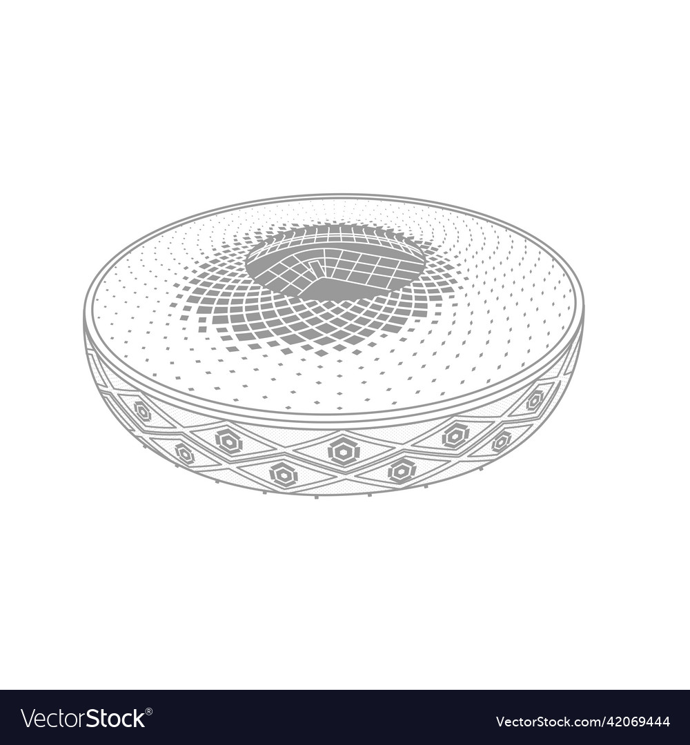 Qatar 2022 Stadium Isometric Icon
