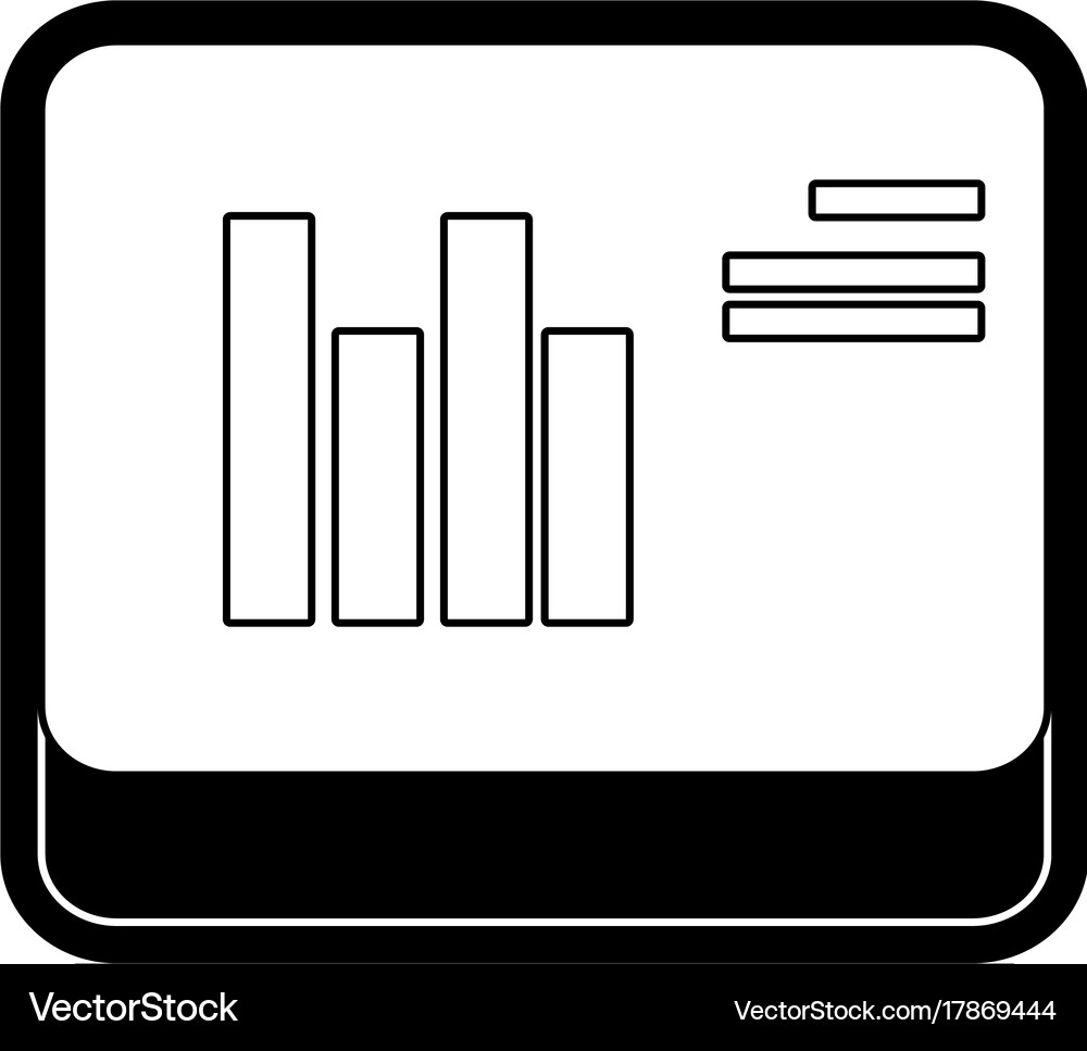 Statistic graphic Royalty Free Vector Image - VectorStock