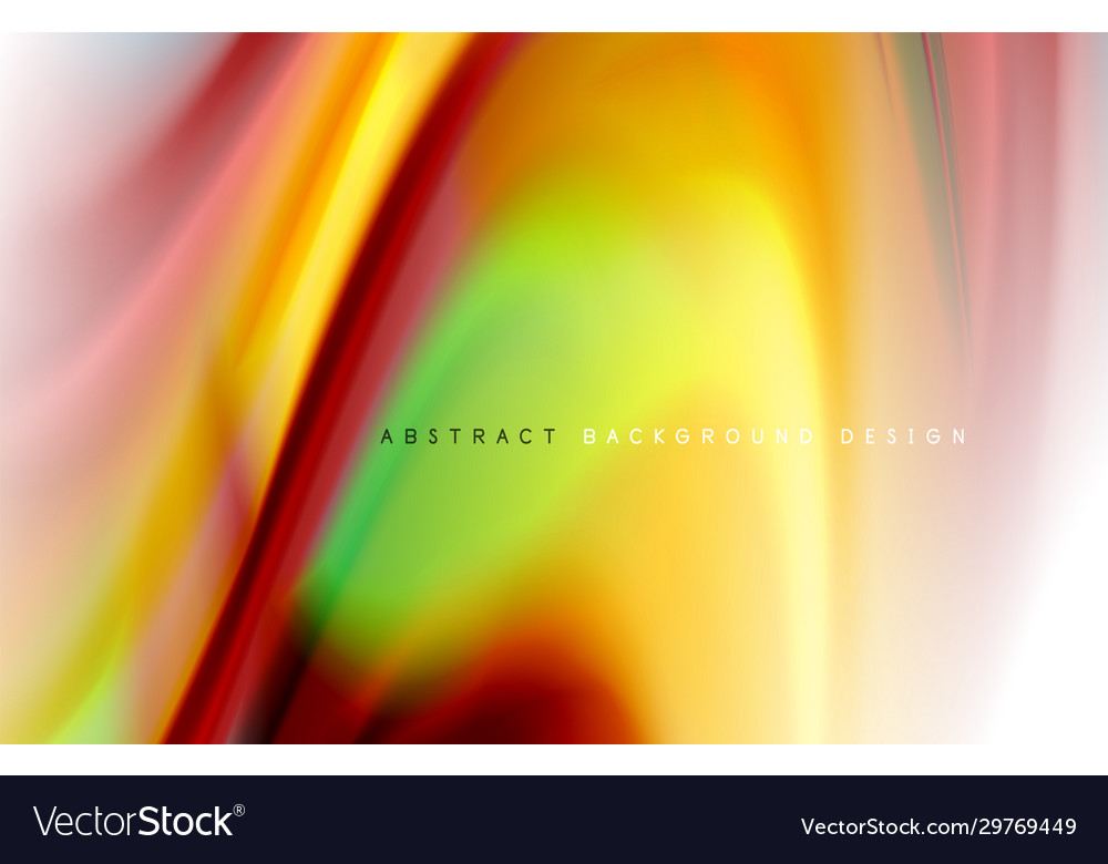 Abstract background - fluid color gradient waves vector image Abstract background - fluid color gradient waves