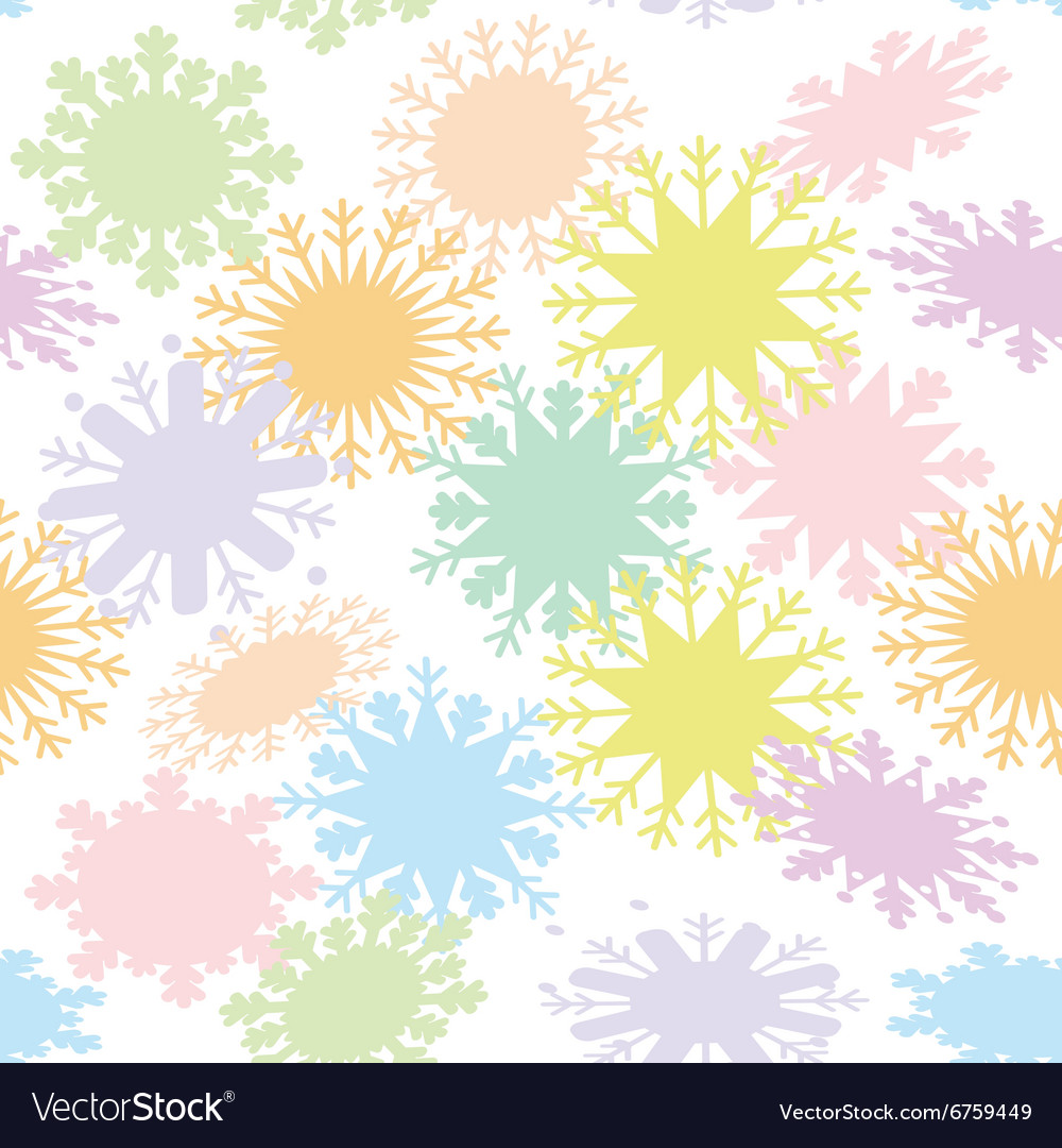 Christmas design seamless pattern snowflake set