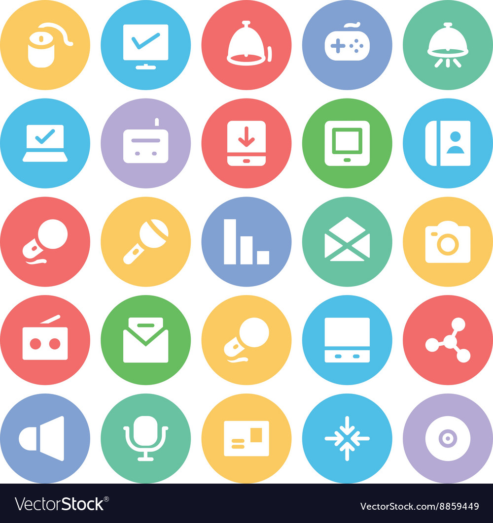 Communication icons c Royalty Free Vector Image