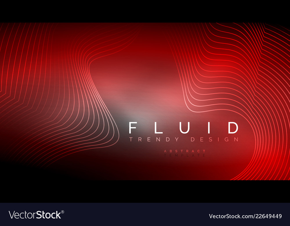 Digital flowing wave particles abstract background vector image Digital flowing wave particles abstract background