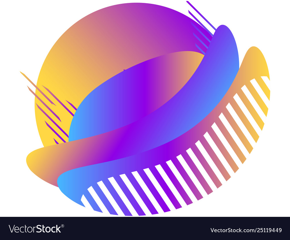 Fluid Geometric Shape - Abstract Gradient