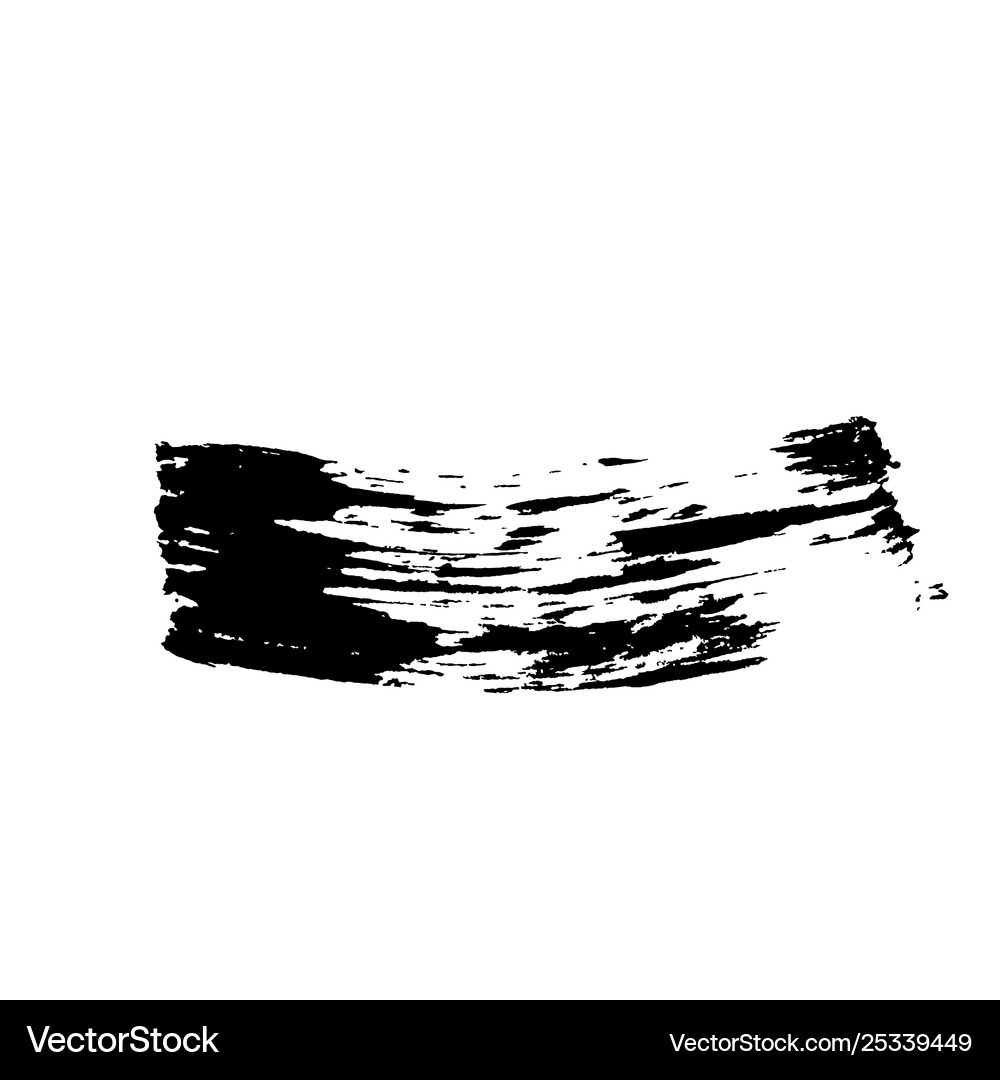 Ink brush stroke background Royalty Free Vector Image