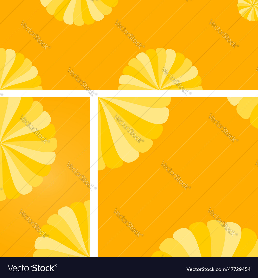 Background design with unique and simple orange