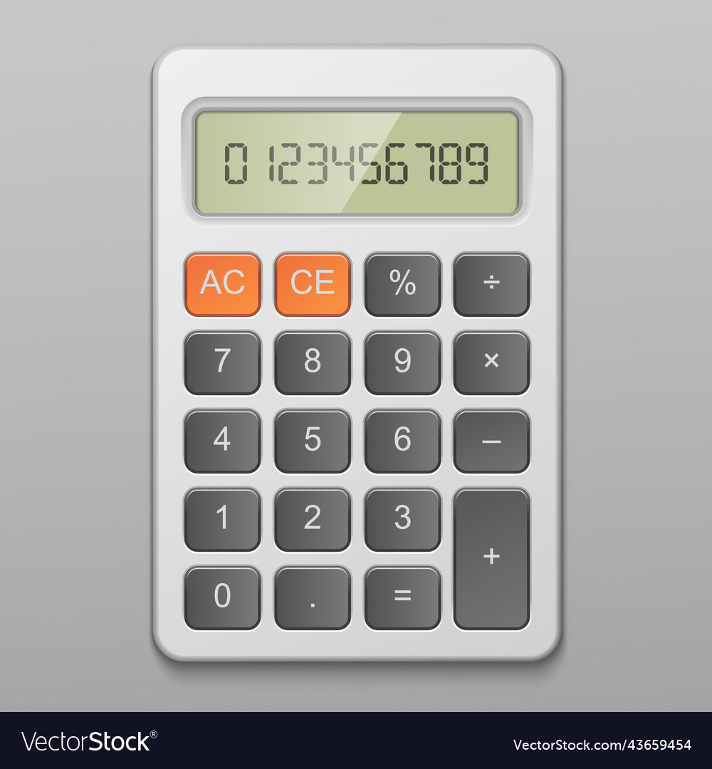 Calculator Royalty Free Vector Image - VectorStock