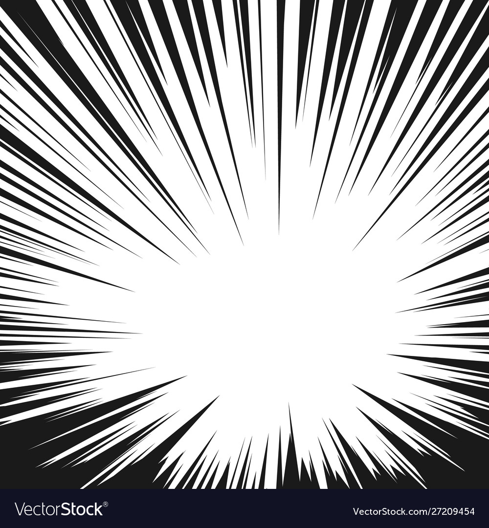 Horizontal and radial speed lines graphic manga comic drawing vector b By  Microvector