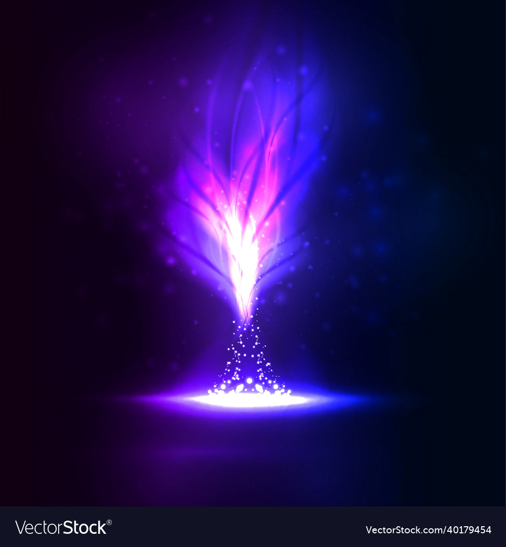 Creative dynamic magic fire Royalty Free Vector Image