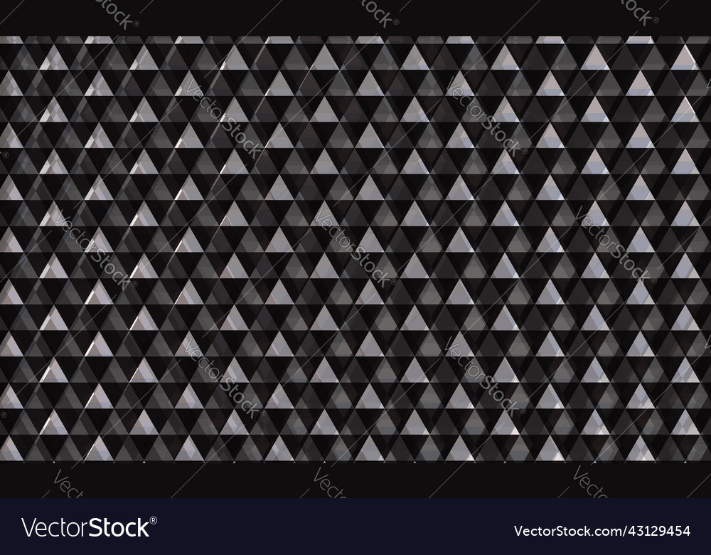 Dark Gray Triangular Background
