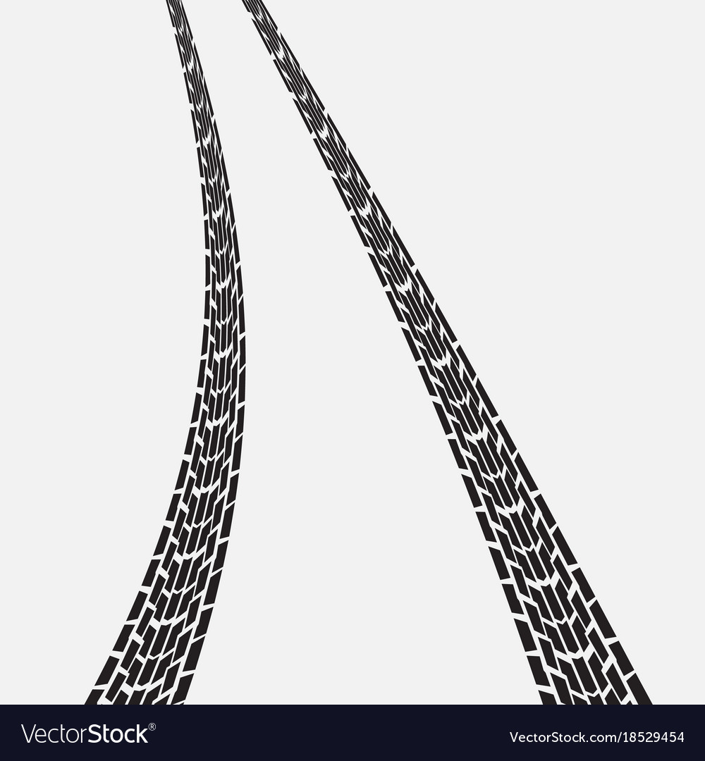 Image of car tracks